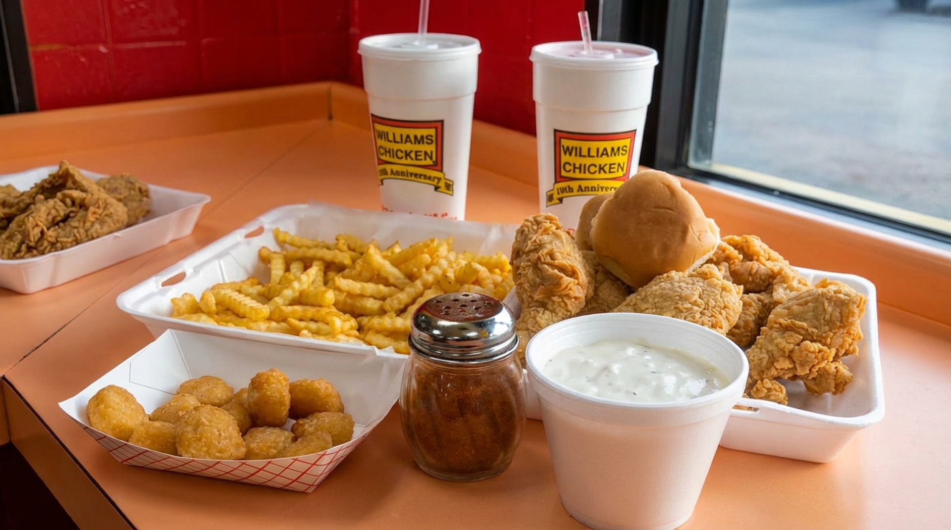 Dine-in, takeout, delivery
